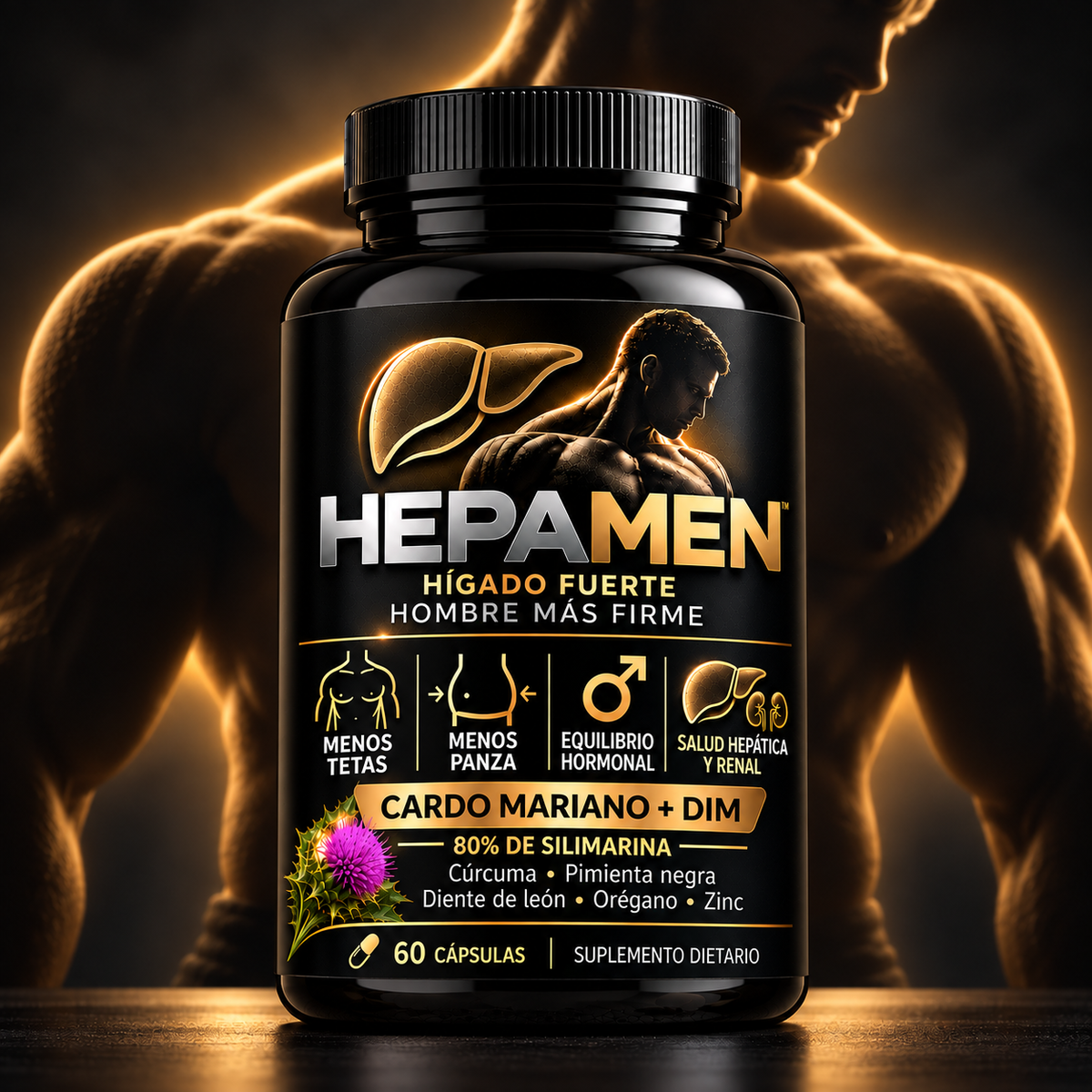 HepaMen | Salud hepática para hombres fuertes.