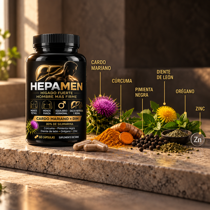 HepaMen | Salud hepática para hombres fuertes.