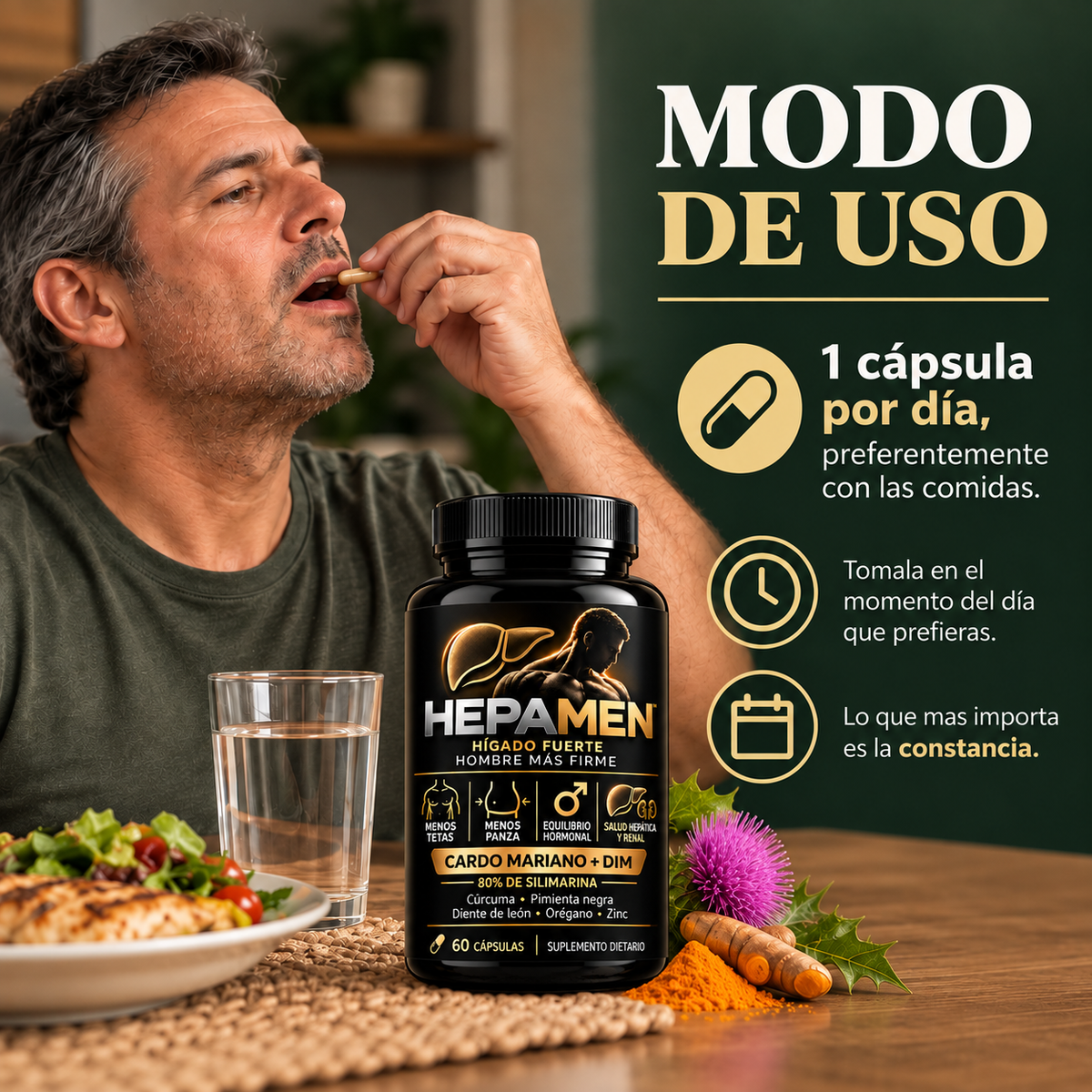 HepaMen | Salud hepática para hombres fuertes.