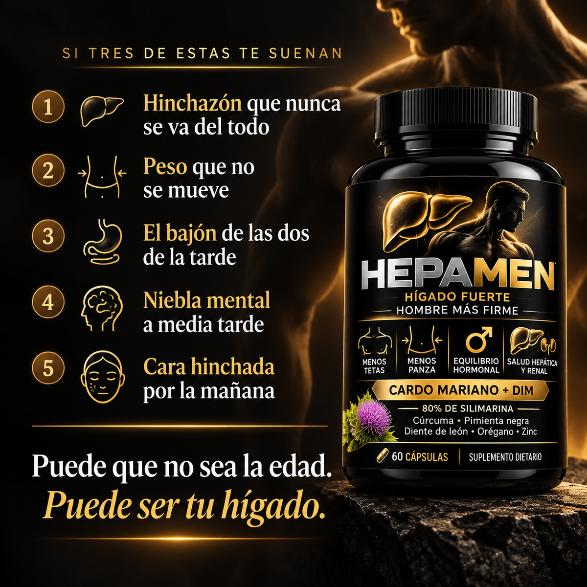 HepaMen | Salud hepática para hombres fuertes.