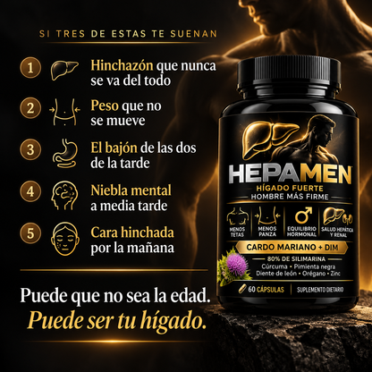 HepaMen | Salud hepática para hombres fuertes.