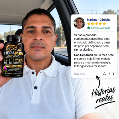 HepaMen | Salud hepática para hombres fuertes.